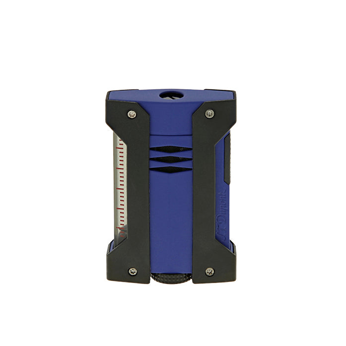 DUPONT ACCESSORIES S.T. DUPONT DÉFI EXTRÊME MATT BLACK AND OCEAN BLUE LIGHTER