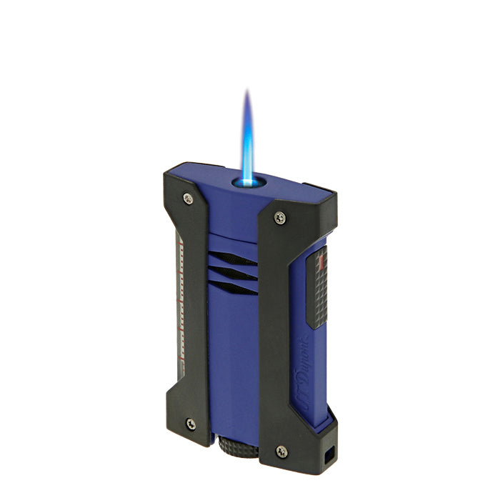 DUPONT ACCESSORIES S.T. DUPONT DÉFI EXTRÊME MATT BLACK AND OCEAN BLUE LIGHTER