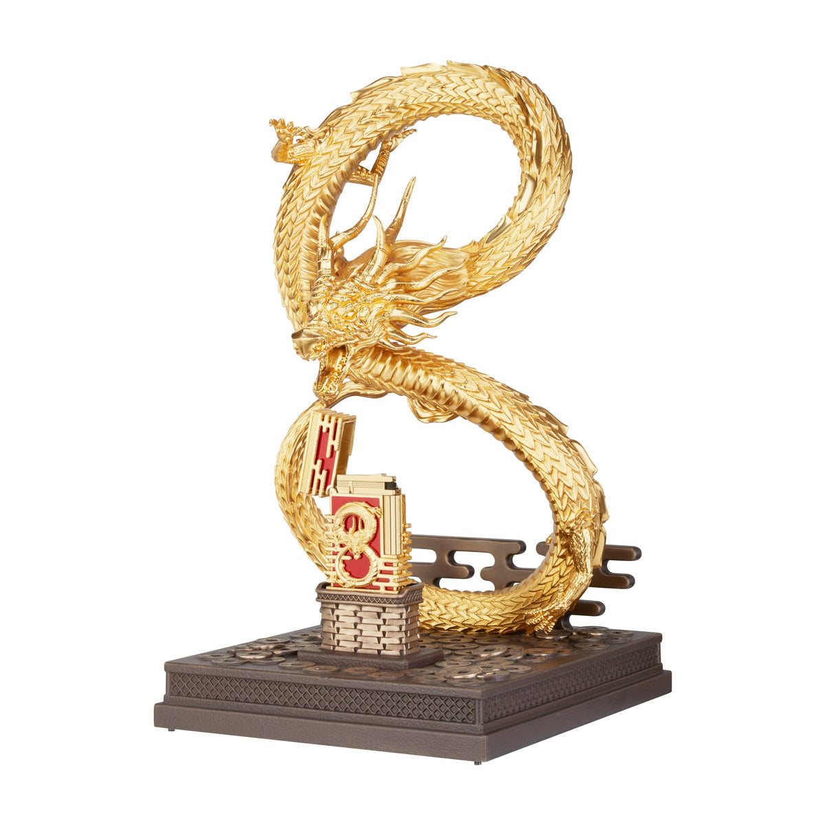DUPONT ACCESSORIES S.T.DUPONT HAUTE CREATION DRAGON GOLD NO.016649