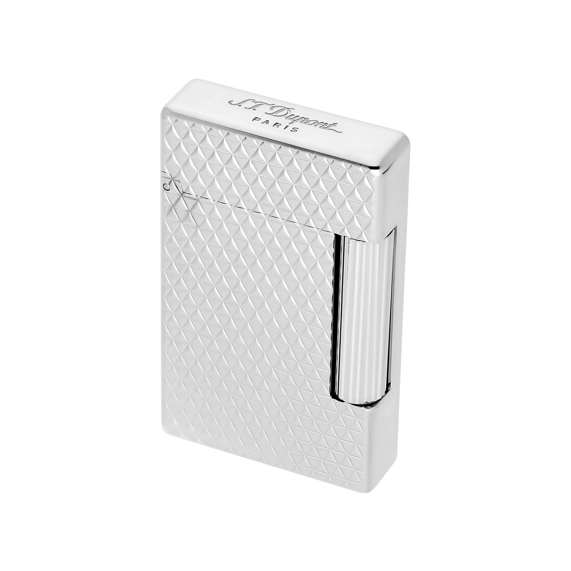DUPONT ACCESSORIES S.T.DUPONT INITIAL DIAMOND HEAD SILVER LIGHTER