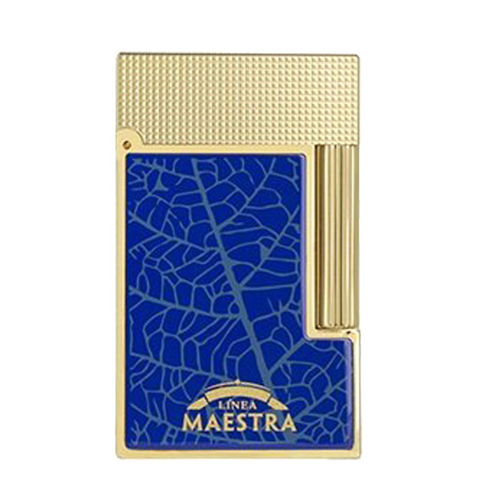 DUPONT ACCESSORIES S.T.DUPONT LI L2 PARTAGAS BLUE/Y GOLD NO.C16095