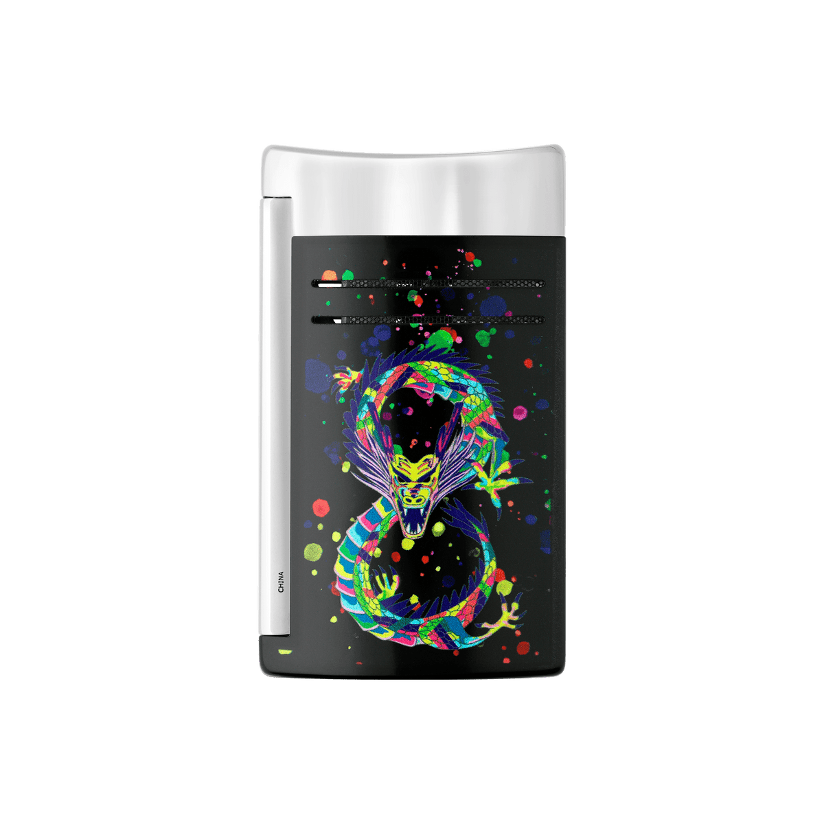 DUPONT ACCESSORIES S.T.DUPONT LI MAXIJET DRAGON BLACK/CHROME NO.020177