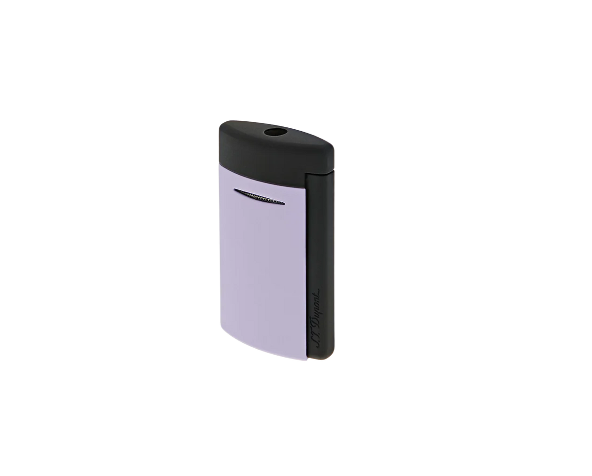 DUPONT ACCESSORIES S.T.DUPONT LI N.MINIJET MATT BLACK AND LILAC LIGHTER