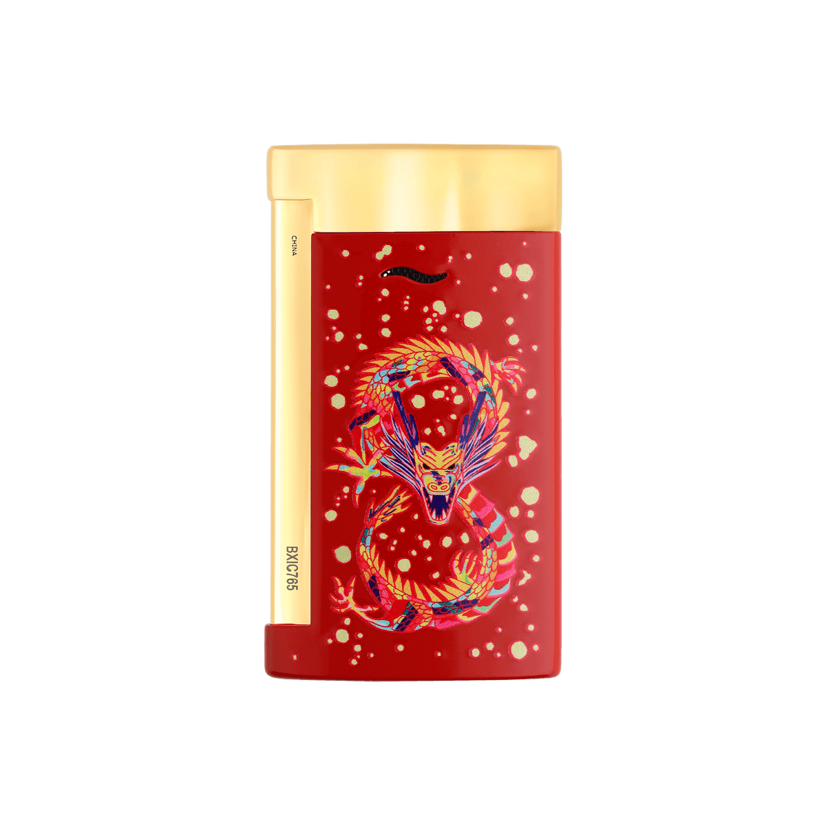 DUPONT ACCESSORIES S.T.DUPONT LI SLIM7 DRAGON BURGUN/GOLDEN NO.027776