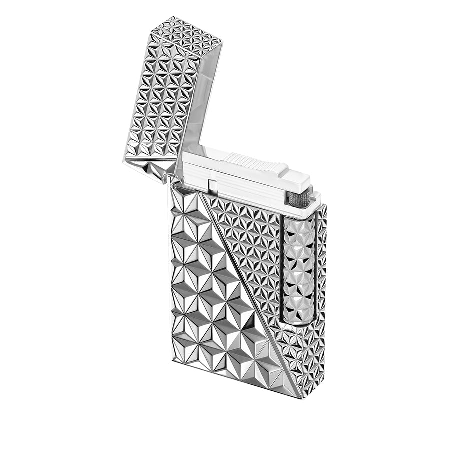 DUPONT ACCESSORIES S.T.DUPONT LIGNE 2 LIGHTER DOUBLE FIRE X SILVER