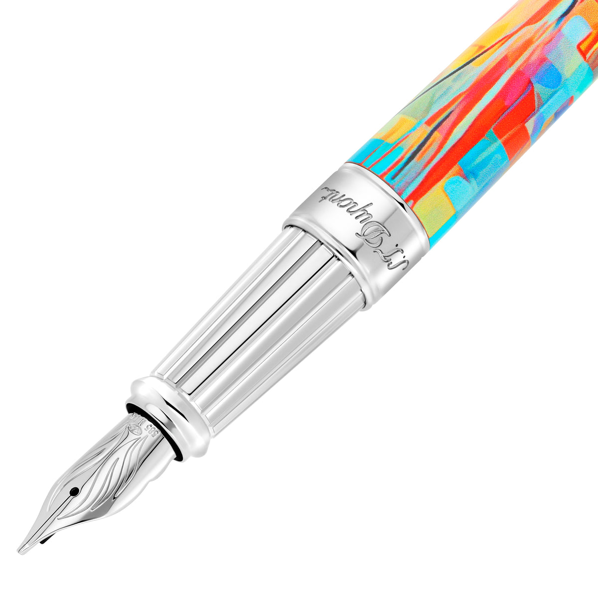 DUPONT ACCESSORIES S.T.DUPONT LINE D ENTERNITY FOUTAIN PEN GRAFF&#39;TY MULTICOLORNO