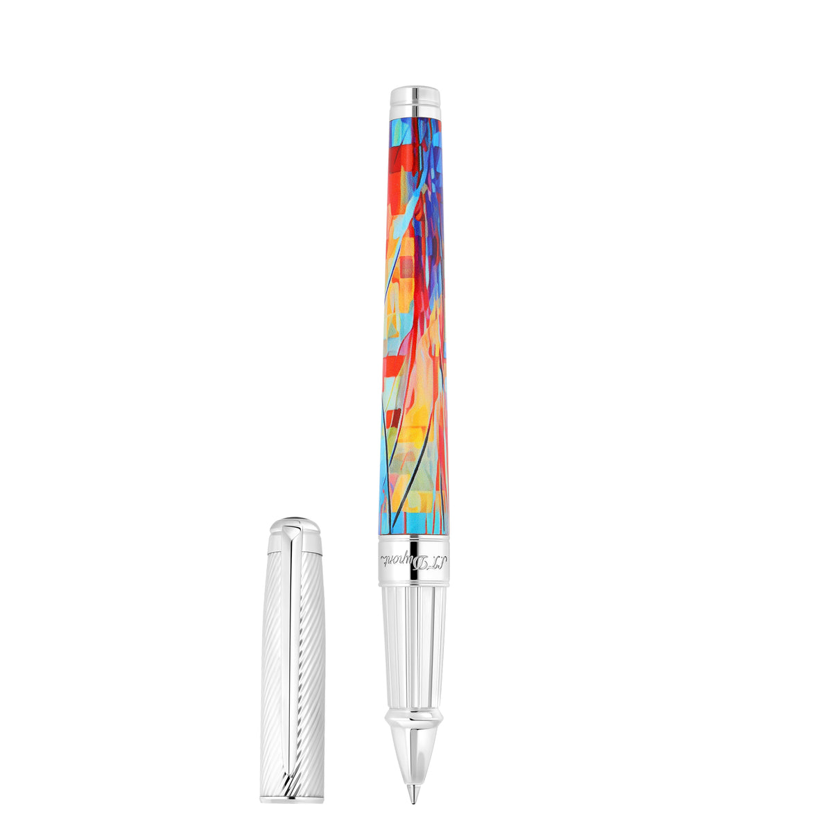 DUPONT ACCESSORIES S.T.DUPONT LINE D ENTERNITY ROLLERBALL PEN GRAFF&#39;TY MULTICOLOR NO.422024L