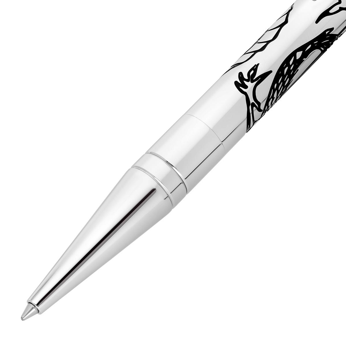 DUPONT ACCESSORIES S.T.DUPONT WI D-INITIAL BP DRAGON CHROME NO.265027