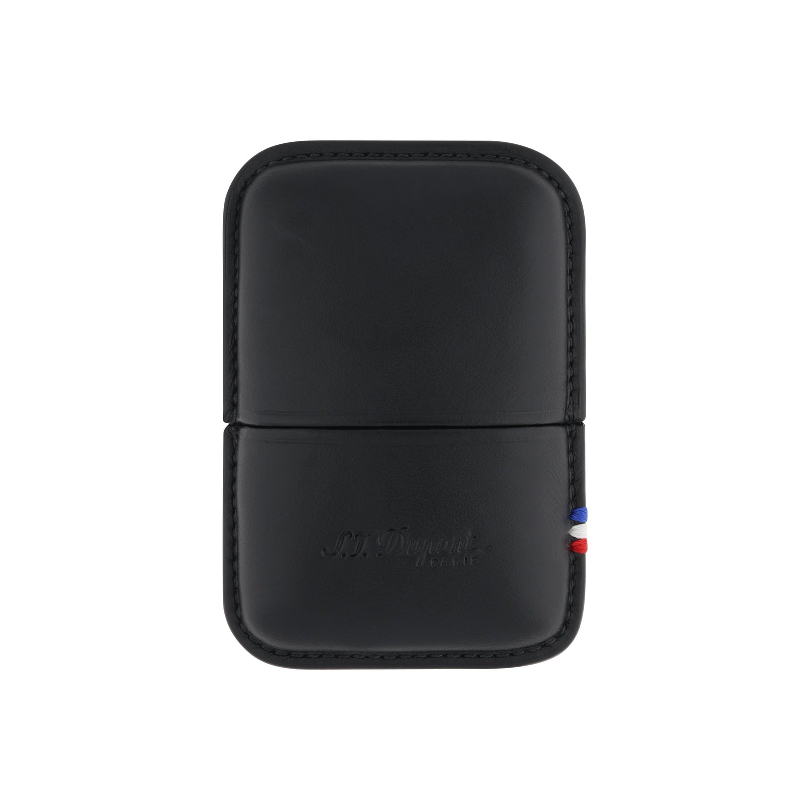 DUPONT ACCESSORIES [style_3597390246417] Bao Da Đựng Bật Lửa Màu Đen ST. Dupont  KT:7,2 X 4,6 X 1,5 cm (Line 2 Lighter Case Black Style No. 183070)