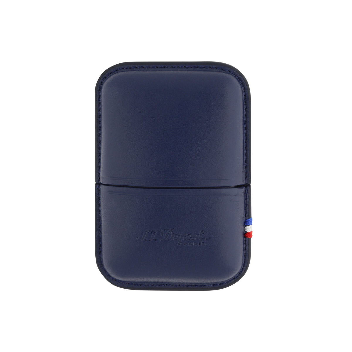 DUPONT ACCESSORIES [style_3597390246431] Bao Da Đựng Bật Lửa Màu Xanh Line 2 Bằng Da Bò ST. Dupont  KT:7,2 X 4,6 X 1,5 cm (Line 2 Lighter Case Blue Style No. 183073)
