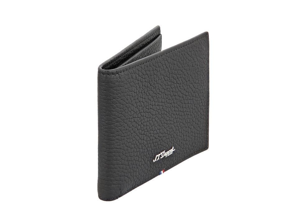 DUPONT ACCESSORIES [style_3597390282866] Ví da đựng thẻ bằng da bò  xanh đen ST. Dupont BILLFOLD 8CC NEO CAPS GR BLACK style No. 180205.