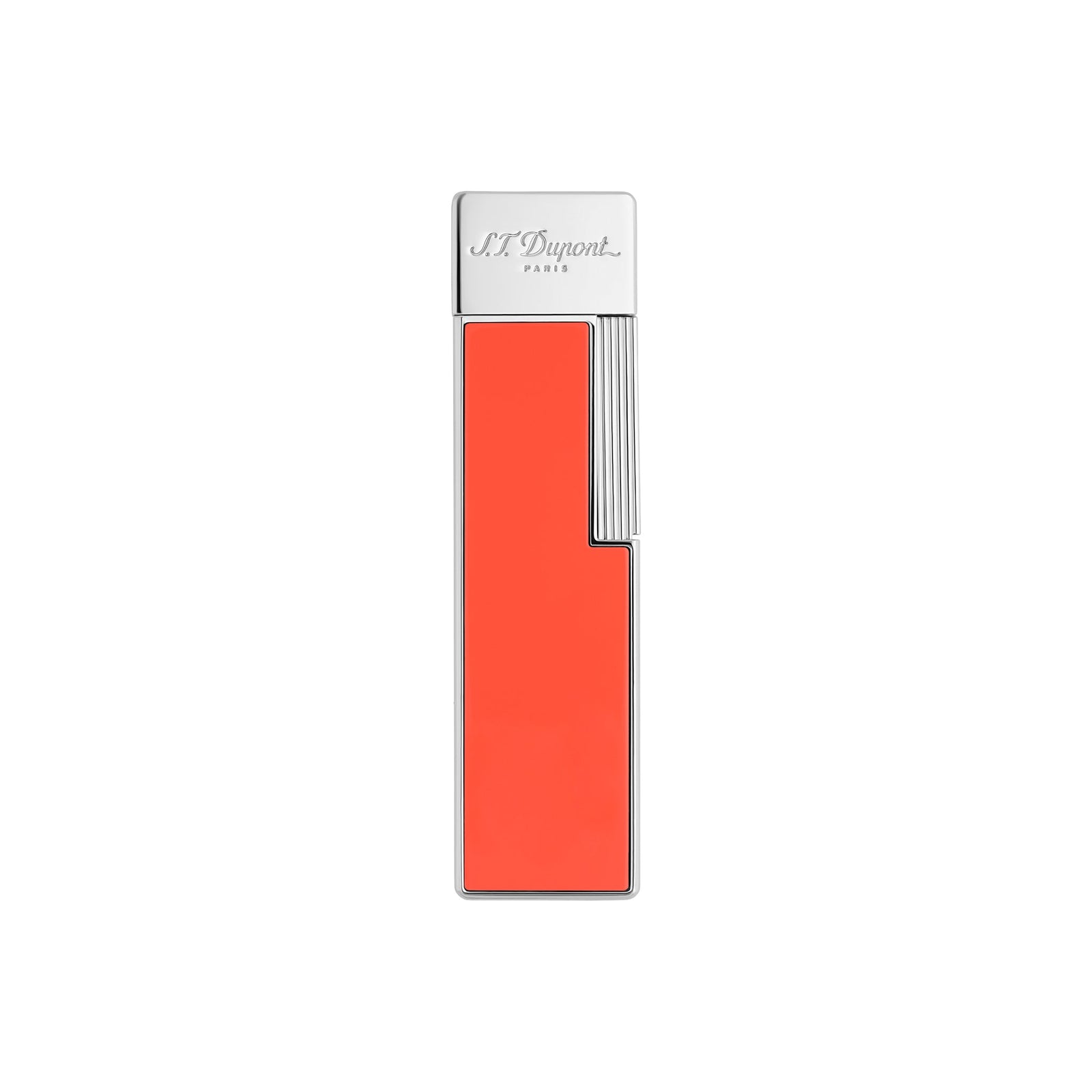 DUPONT ACCESSORIES [style_3597390290403] Bật lửa châm Xì Gà bằng KL, No gas -  ST.Dupont (LI TWIGGY CORAL LACQUER/CHROME style No. 030011)