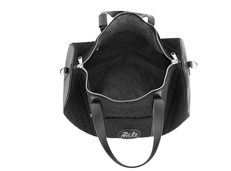 DUPONT ACCESSORIES [style_3597390295835] Túi du lịch bằng da bò, S.T. Dupont (TRAVEL BAG 24H DU MANS BLACK/160508). KT:  (48x35x18)cm