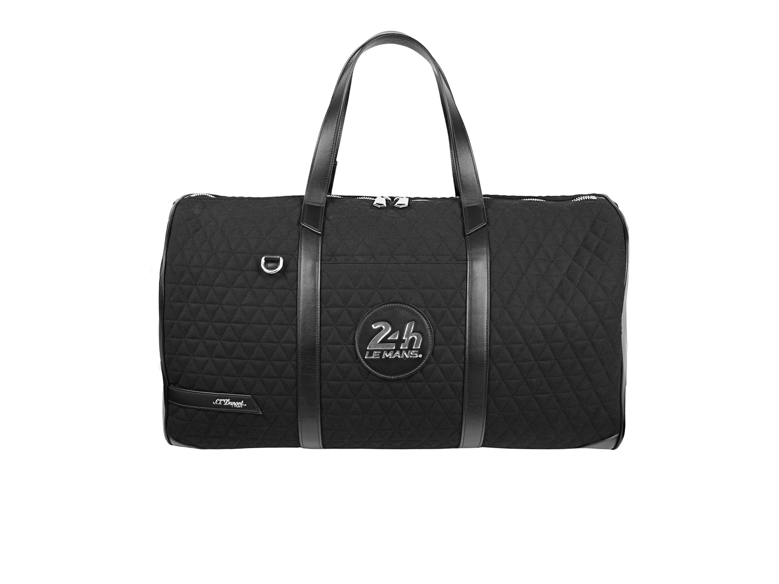 DUPONT ACCESSORIES [style_3597390295835] Túi du lịch bằng da bò, S.T. Dupont (TRAVEL BAG 24H DU MANS BLACK/160508). KT:  (48x35x18)cm
