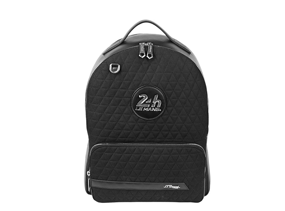DUPONT ACCESSORIES [style_3597390295842] Ba lô bằng da bò, S.T.Dupont (BACKPACK 24H DU MANS BLACK/160504)