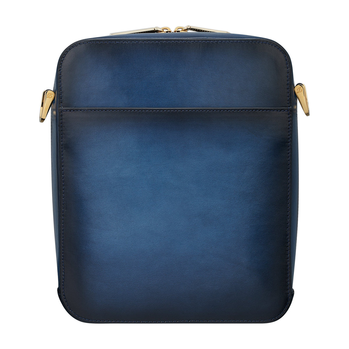 DUPONT ACCESSORIES [style_3597390295965] Túi da màu xanh bằng da bò, S.T.Dupont (CIGAR CROSSBODY PARTAGAS BLUE/191203). KT:  (5x20.5x7.5)cm