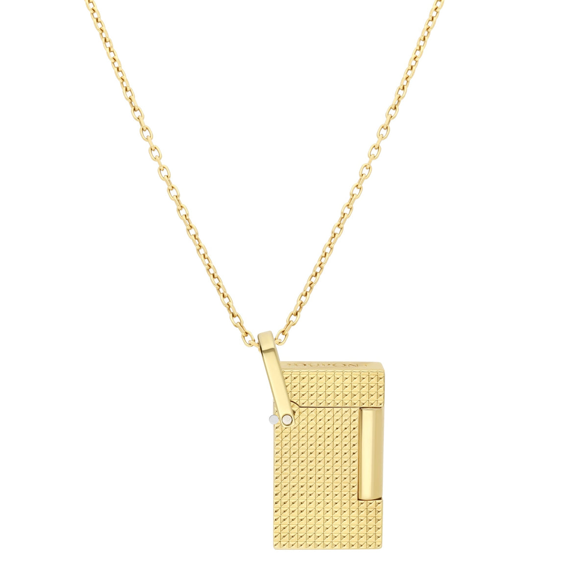 DUPONT ACCESSORIES [style_3597390302083] Bật lửa châm Xì Gà màu vàng kèm dây đeo bằng kim loại, - S.T.Dupont (LI NECKLACE GOLDEN (2) style no K27067CH )