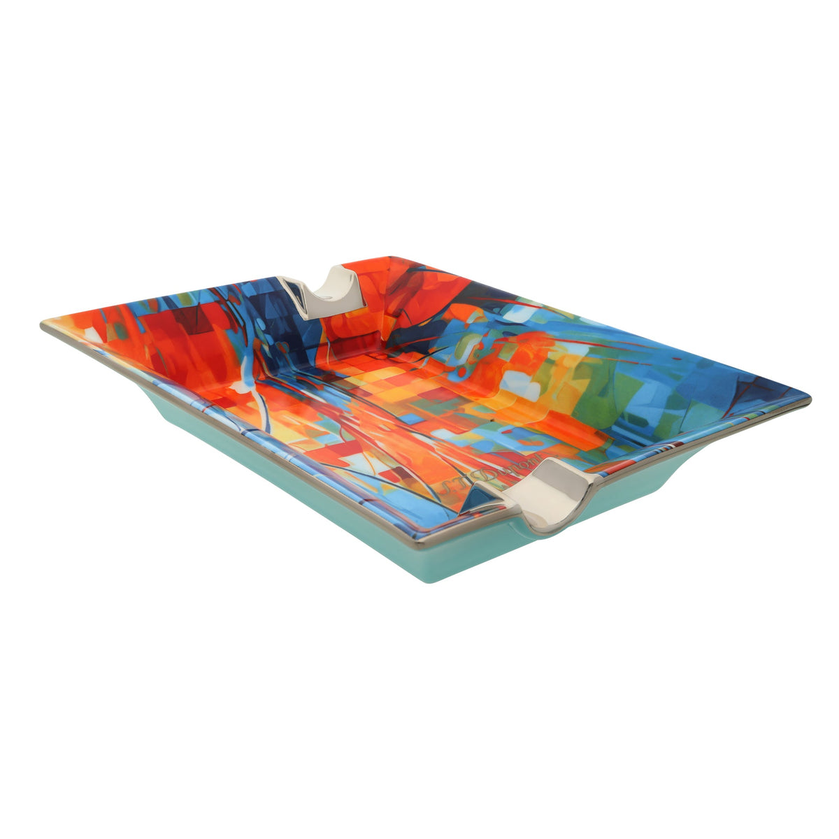 DUPONT ACCESSORIES [style_3597390302441] Gạt tàn Xì gà bằng sứ - S.T. Dupont (ASHTRAY GRAFF&#39;TY MULTICO style no. 006424)