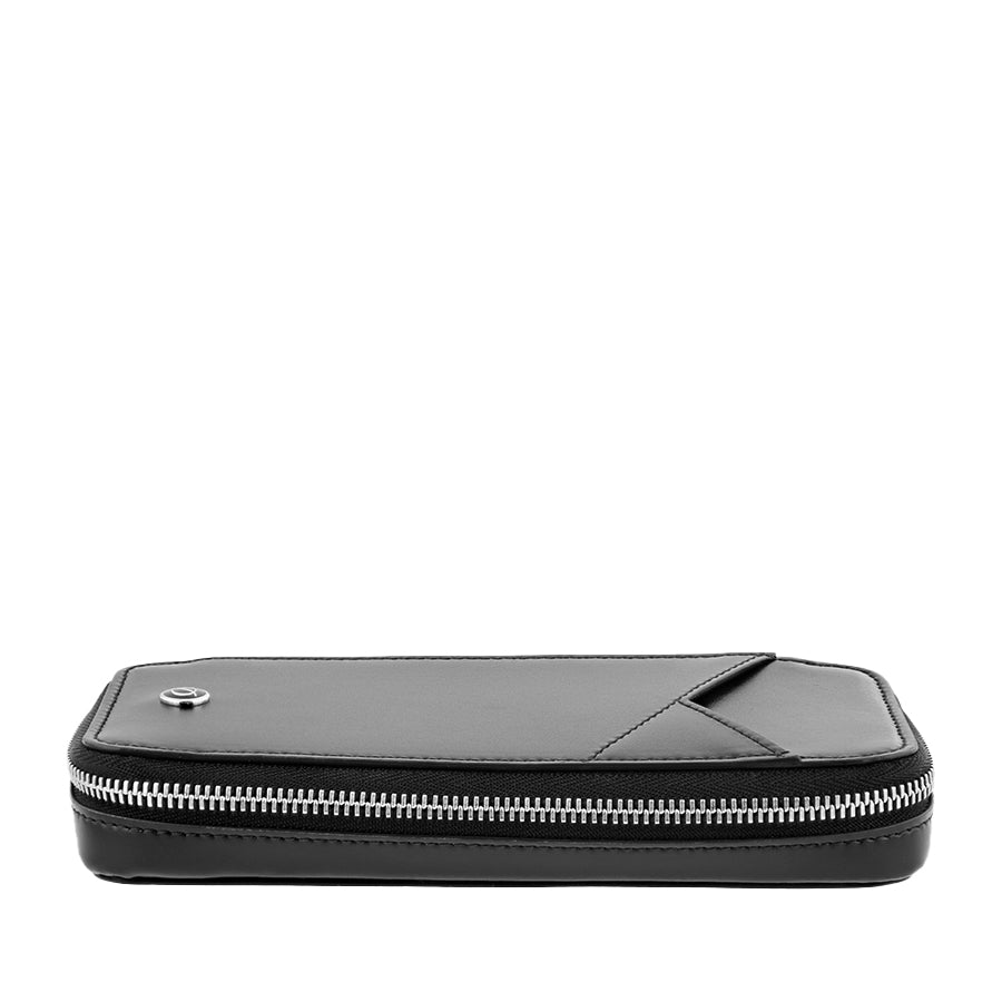 DUPONT ACCESSORIES Túi Đựng Bút Màu Nâu Bằng Da Bò (Pen Case Leather X3 Black - 007111) - S.T.Dupont