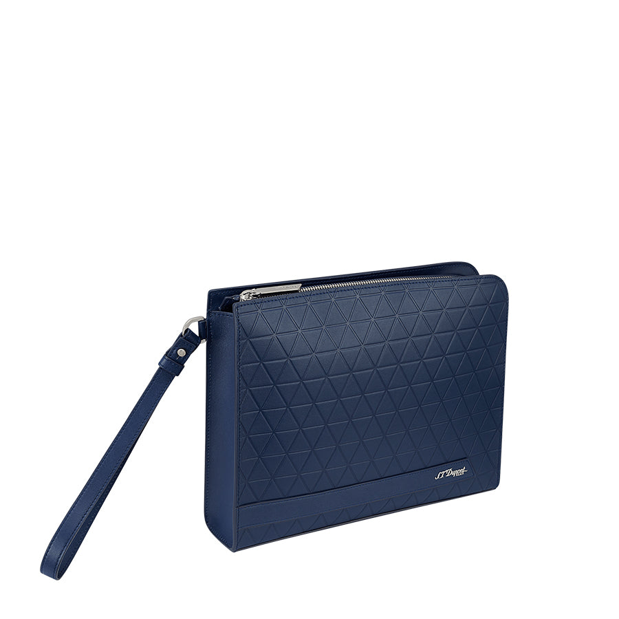 DUPONT ACCESSORIES Túi xách cầm tay S.T. Dupont CLUTCH FIREHEAD BLUE | 160612