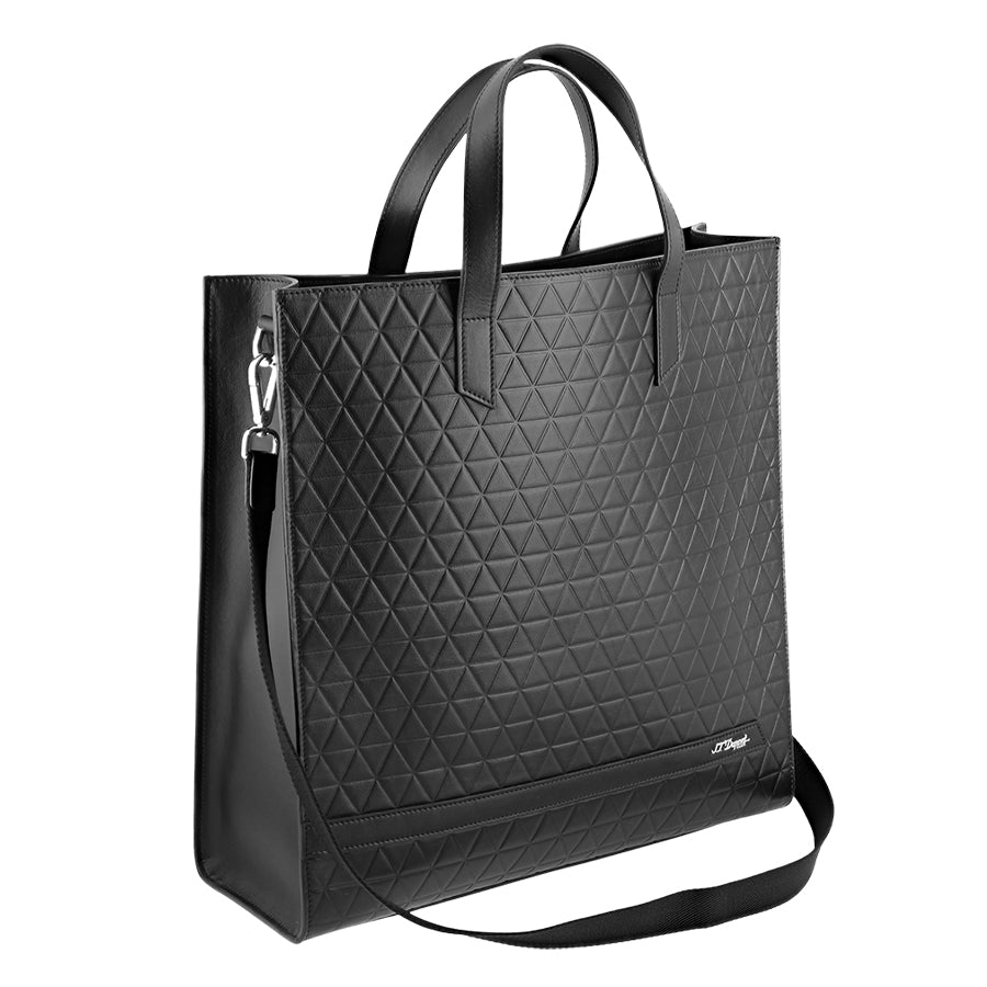 DUPONT ACCESSORIES Túi xách tote bằng da bò (TOTE BAG FIREHEAD BLACK - 160007) - S.T.Dupont