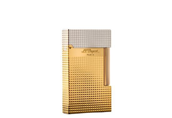 DUPONT ACCESSORIES Yellow S.T. DUPONT LINE 2 GOLDEN HOUR LIGHTER
