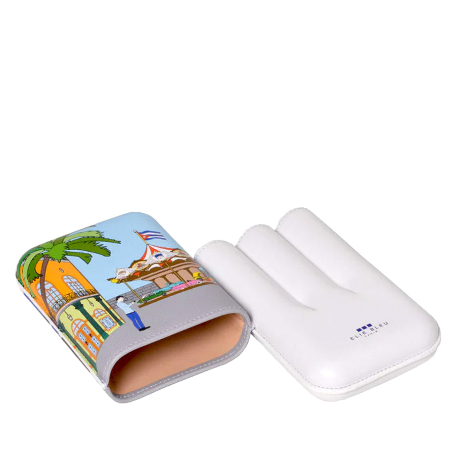 ELIE BLEU ACCESSORIES Bao da đựng Xì gà Elie Bleu Casa Cubana Carousel | EG20CUCC33