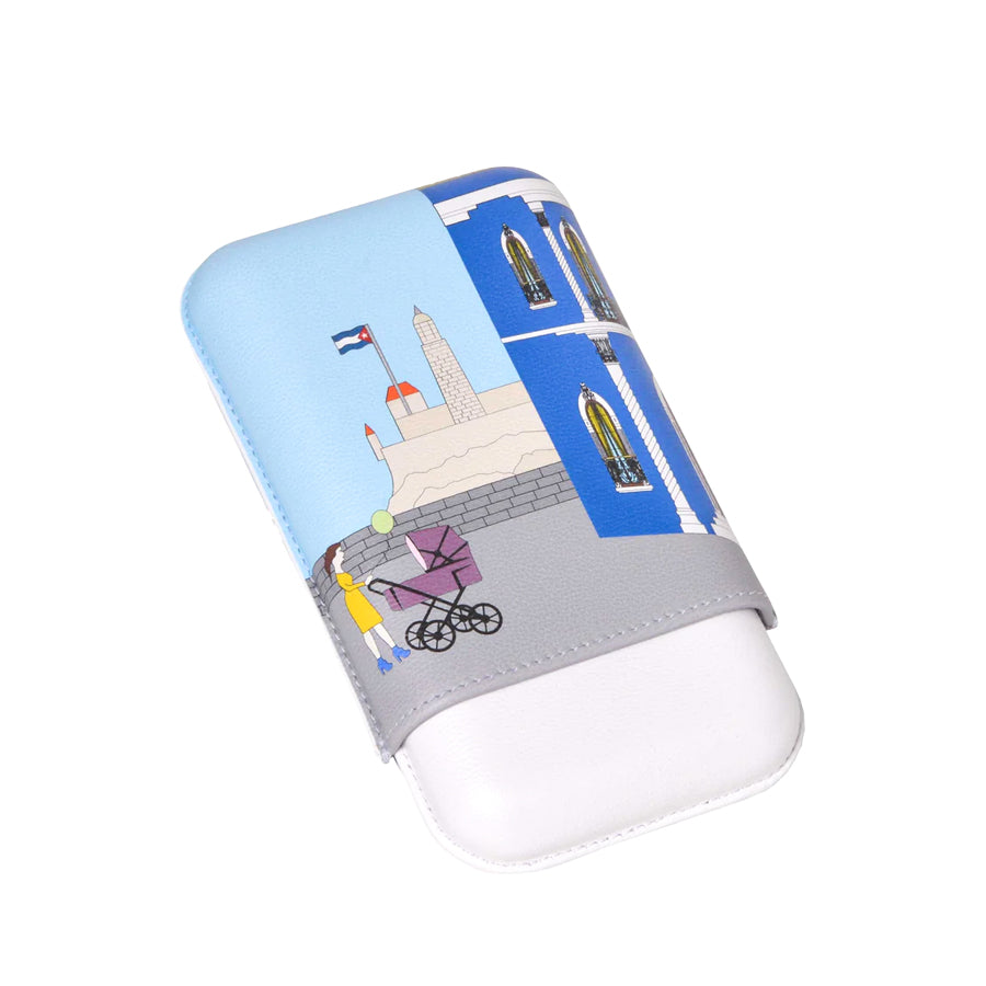 ELIE BLEU ACCESSORIES Bao da đựng Xì gà Elie Bleu Casa Cubana Carousel | EG20CUCC33