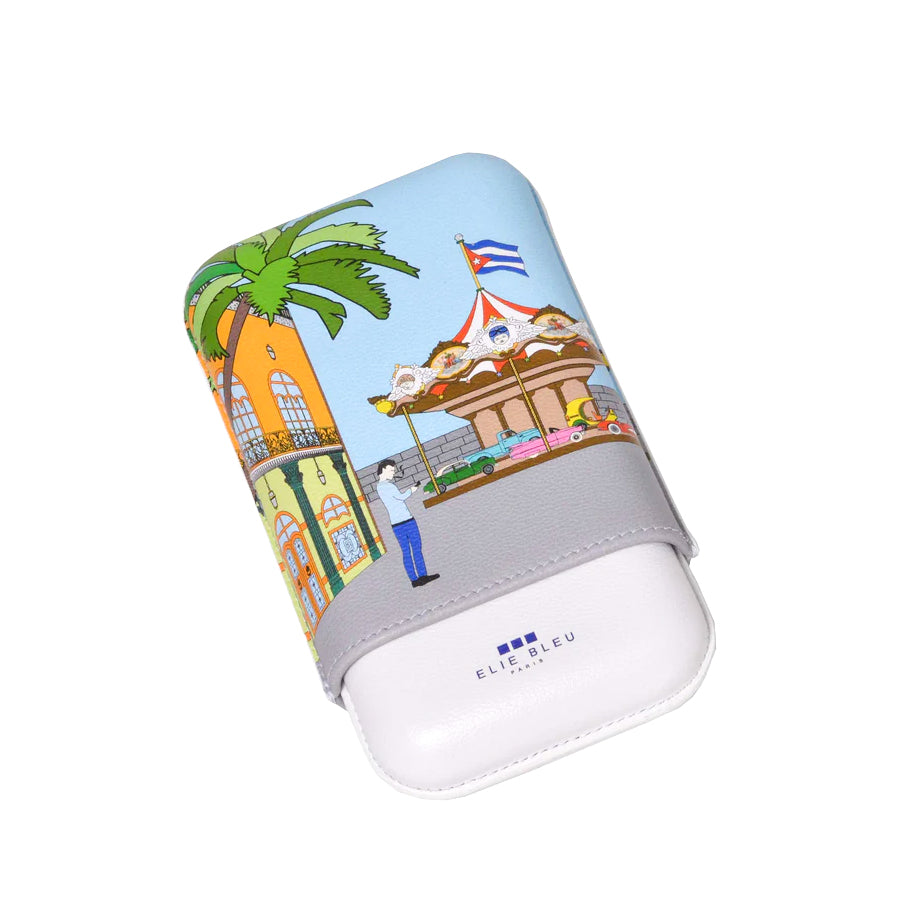 ELIE BLEU ACCESSORIES Bao da đựng Xì gà Elie Bleu Casa Cubana Carousel | EG20CUCC33