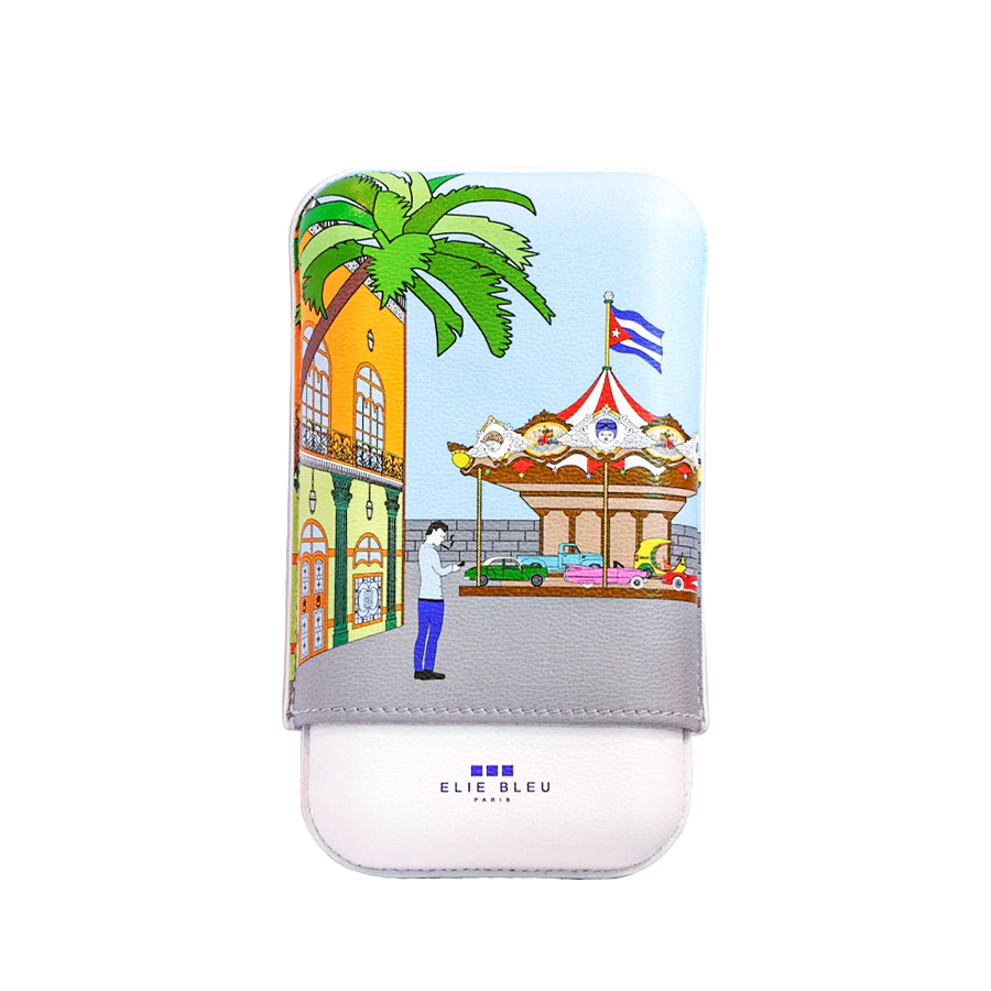 ELIE BLEU ACCESSORIES Bao da đựng Xì gà Elie Bleu Casa Cubana Carousel | EG20CUCC33
