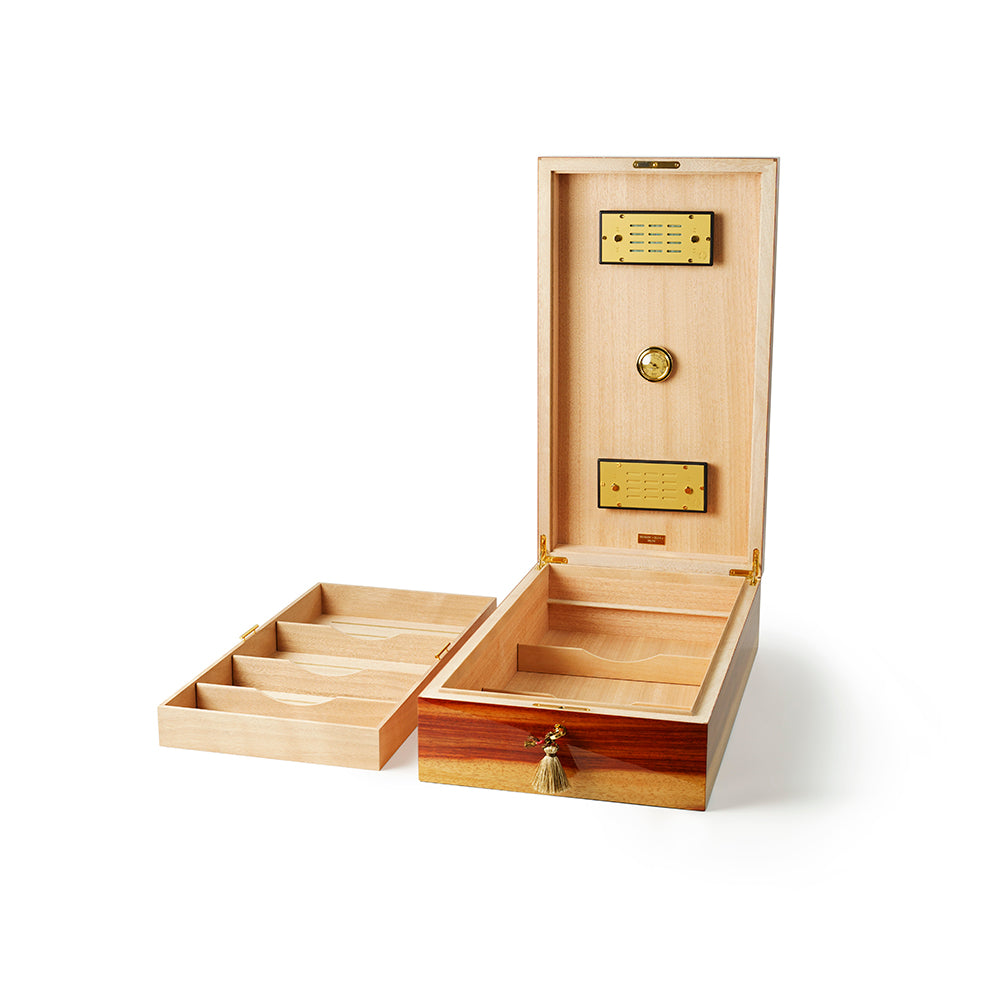 ELIE BLEU ACCESSORIES ELIE BLEU HUMIDOR &quot;ELVA&quot; by REHAHN Ltd 66 Hộp gỗ đựng Xì Gà 250 điếu