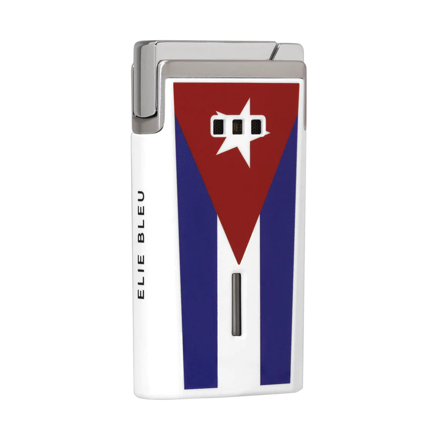 ELIE BLEU ACCESSORIES &quot;J15&quot; - Cuban flag pocket lighter Lacquer