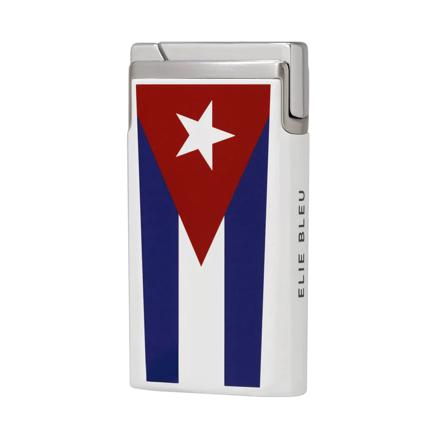 ELIE BLEU ACCESSORIES "J15" - Cuban flag pocket lighter Lacquer