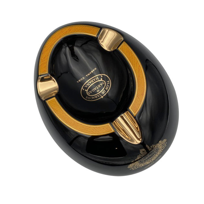 HABANOS ACCESSORIES [style_8010202009436] Gạt tàn thuốc bằng sứ PARTAGAS  - Porcelain Ashtray PARTAGAS 3 cigars