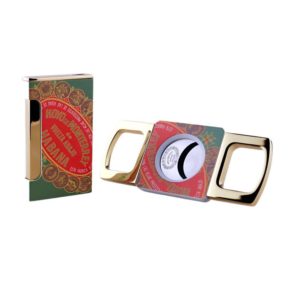 HABANOS ACCESSORIES [style_8010202009736] Bộ phụ kiện bật lửa &amp; dao cắt-  HOYO DE MONTERREY (cutter &amp; lighter set)