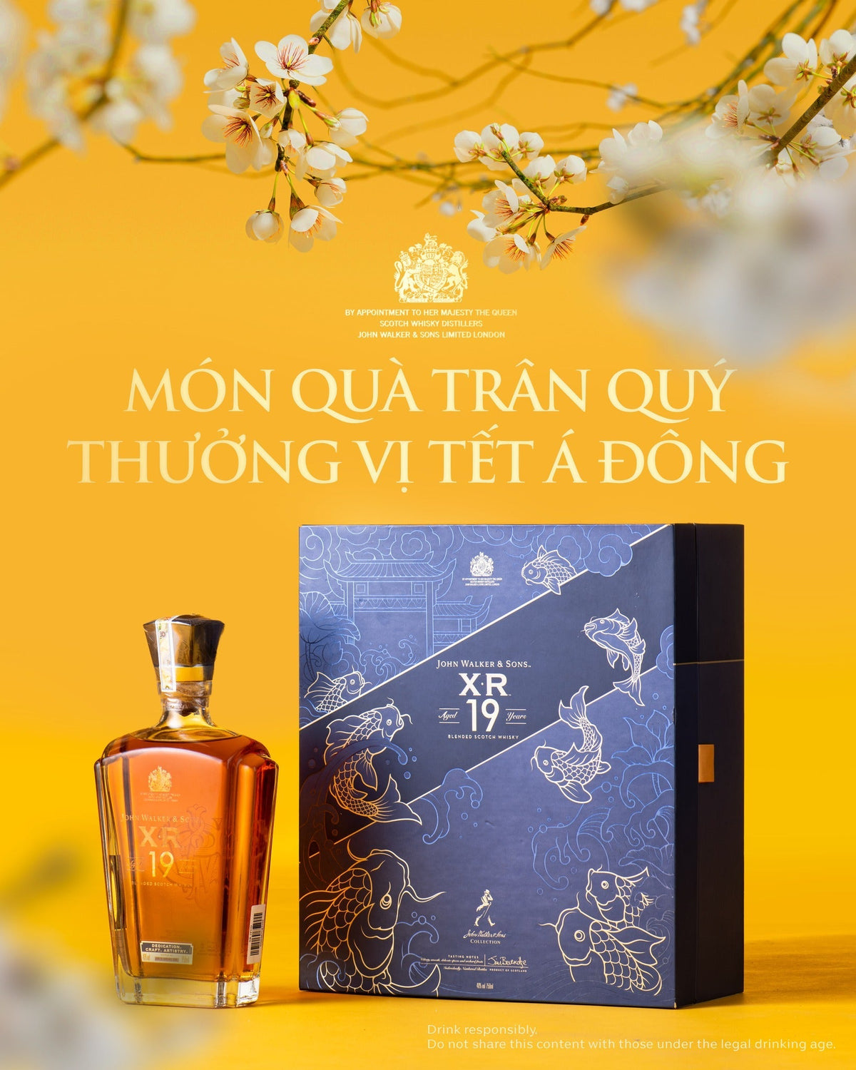 John Walker &amp; Sons LIQUORS-SPIRITS GB F23 / 75cl Rượu John Walker &amp; Sons XR aged 19 years GB F23