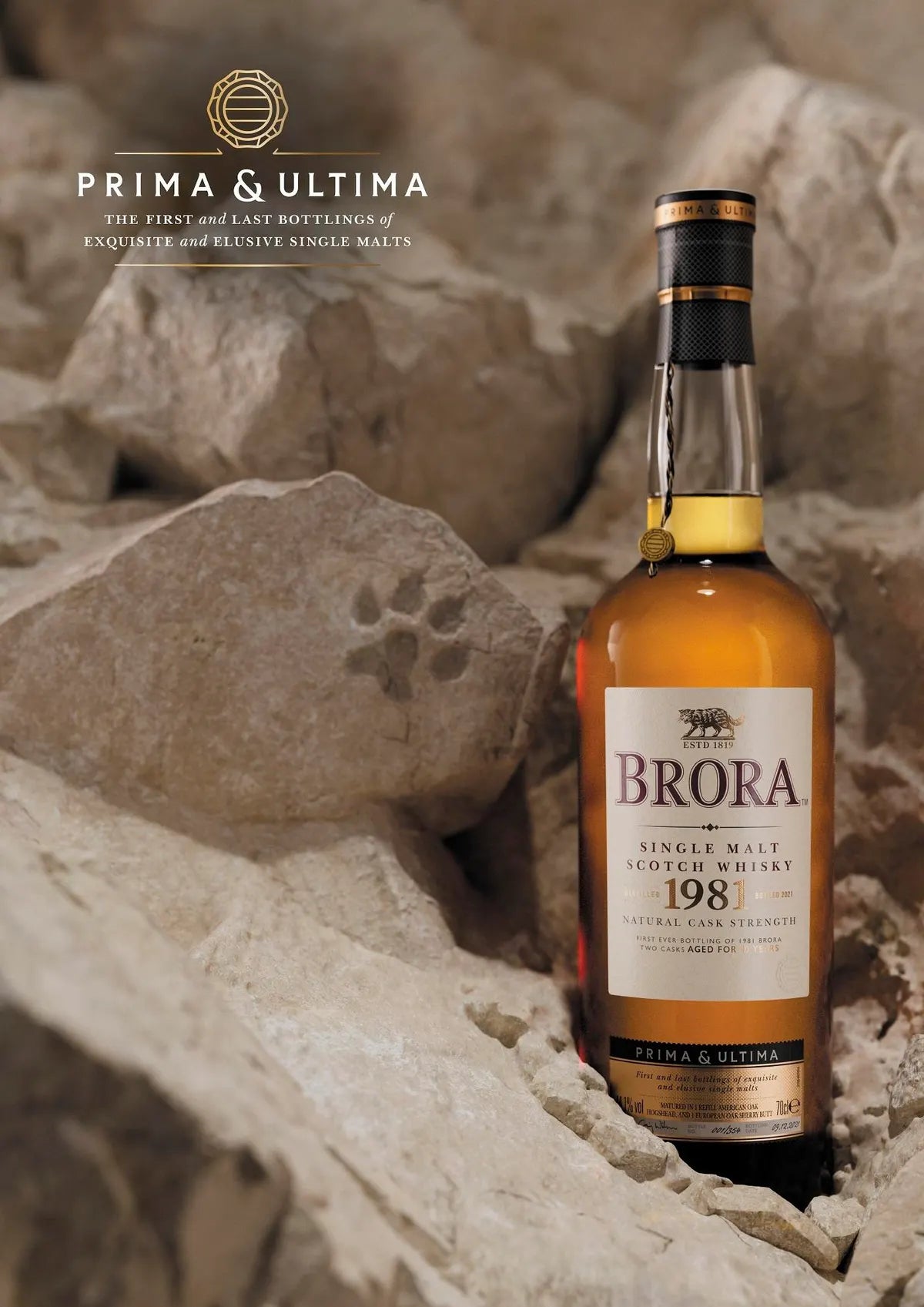 JW Whisky LIQUORS-SPIRITS P&amp;U2 / 70cl BRORA 1980 40 YEARS OLD PRIMA &amp; ULTIMA 2