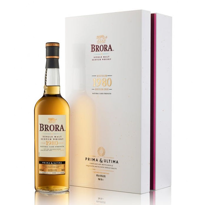 JW Whisky LIQUORS-SPIRITS P&U2 / 70cl BRORA 1980 40 YEARS OLD PRIMA & ULTIMA 2