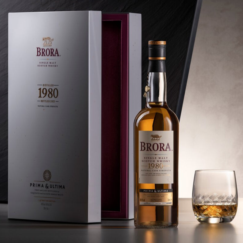 JW Whisky LIQUORS-SPIRITS P&amp;U2 / 70cl BRORA 1980 40 YEARS OLD PRIMA &amp; ULTIMA 2