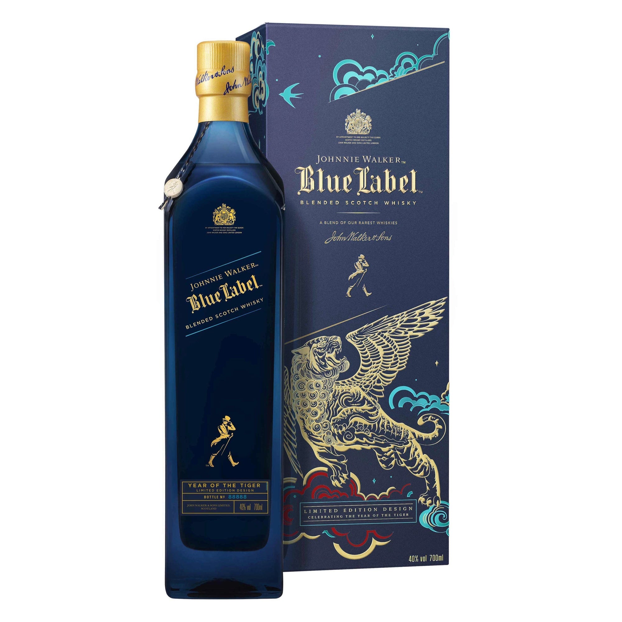 JW Whisky LIQUORS-SPIRITS TIGER  F22 / 75cl [style_5000267185675] Rượu Johnnie Walker Blue Label Blended Scotch Whisky - Year Of The Tiger Limited Edition Design 40% 750ml 04x01