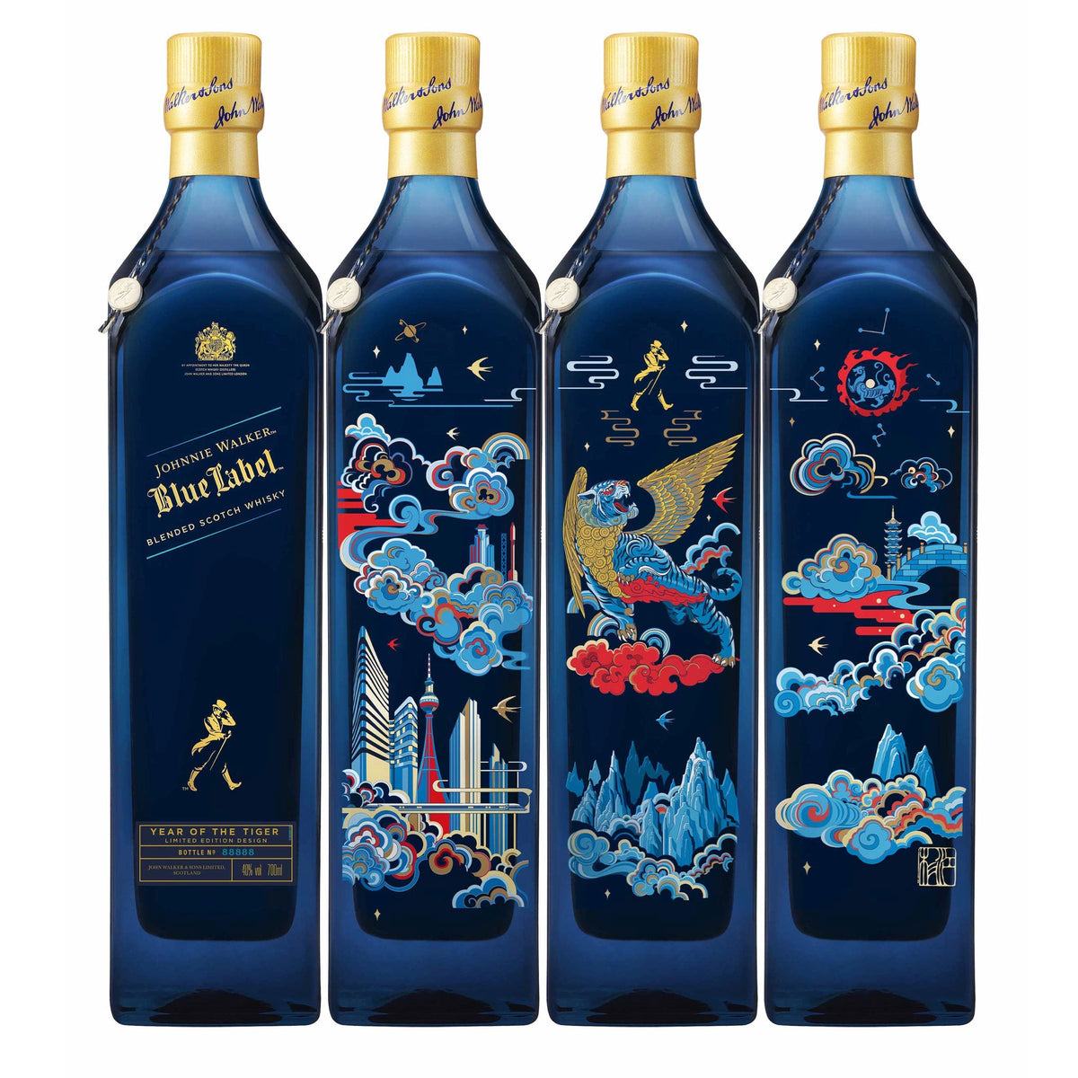 JW Whisky LIQUORS-SPIRITS TIGER  F22 / 75cl [style_5000267185675] Rượu Johnnie Walker Blue Label Blended Scotch Whisky - Year Of The Tiger Limited Edition Design 40% 750ml 04x01