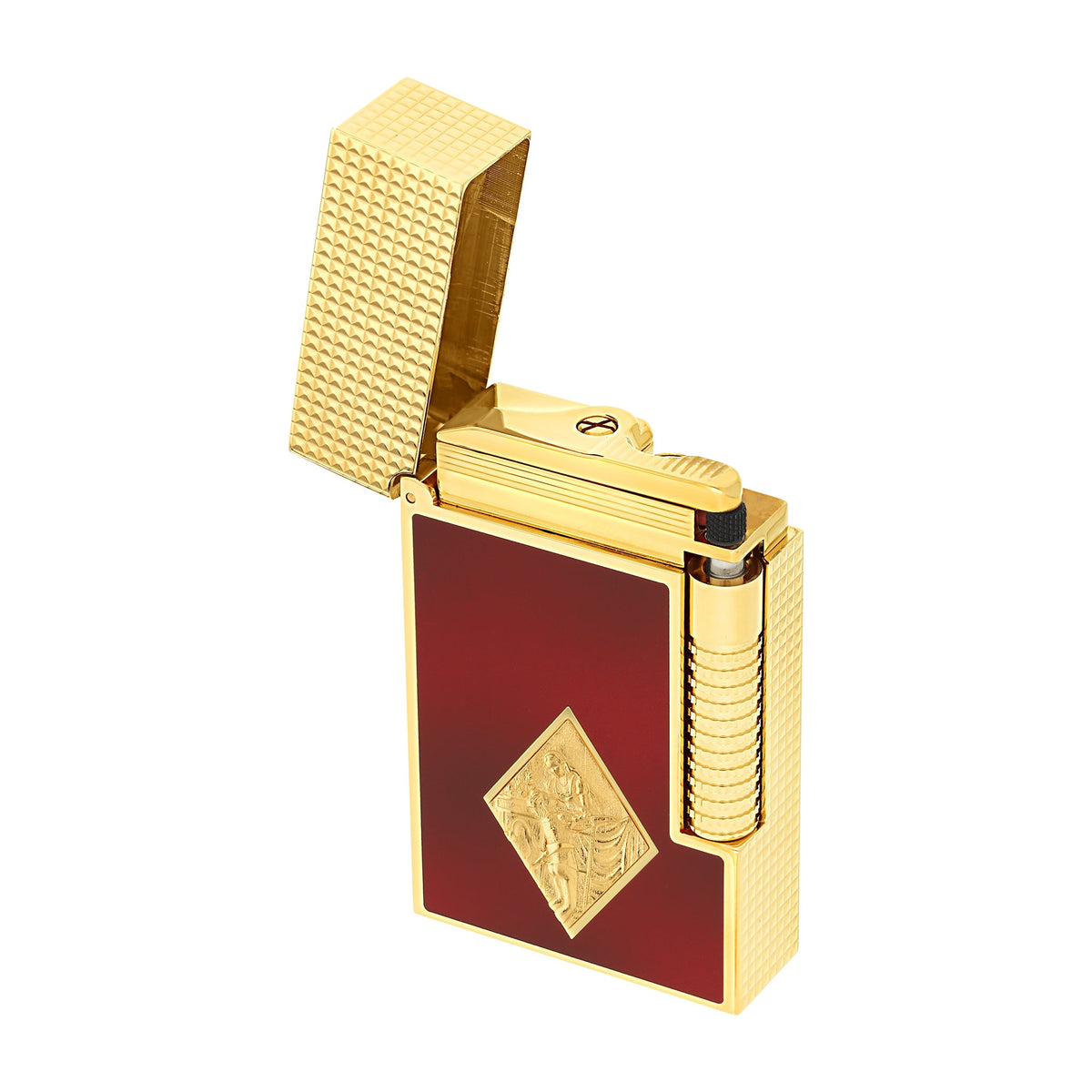 S.T. DUPONT ACCESSORIES Bật lửa ST.Dupont Le Grand Cling Romeo Y Julieta Red Yellow Gold - C23050CL