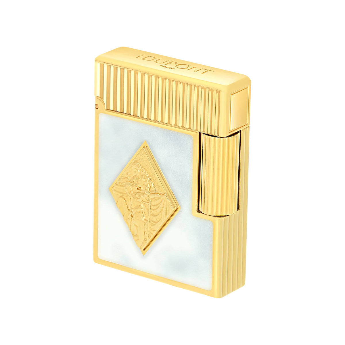 S.T. DUPONT ACCESSORIES Bật lửa ST.Dupont Ligne 1 Cling Romeo Y Julieta White / Yellow Gold - C14050CL