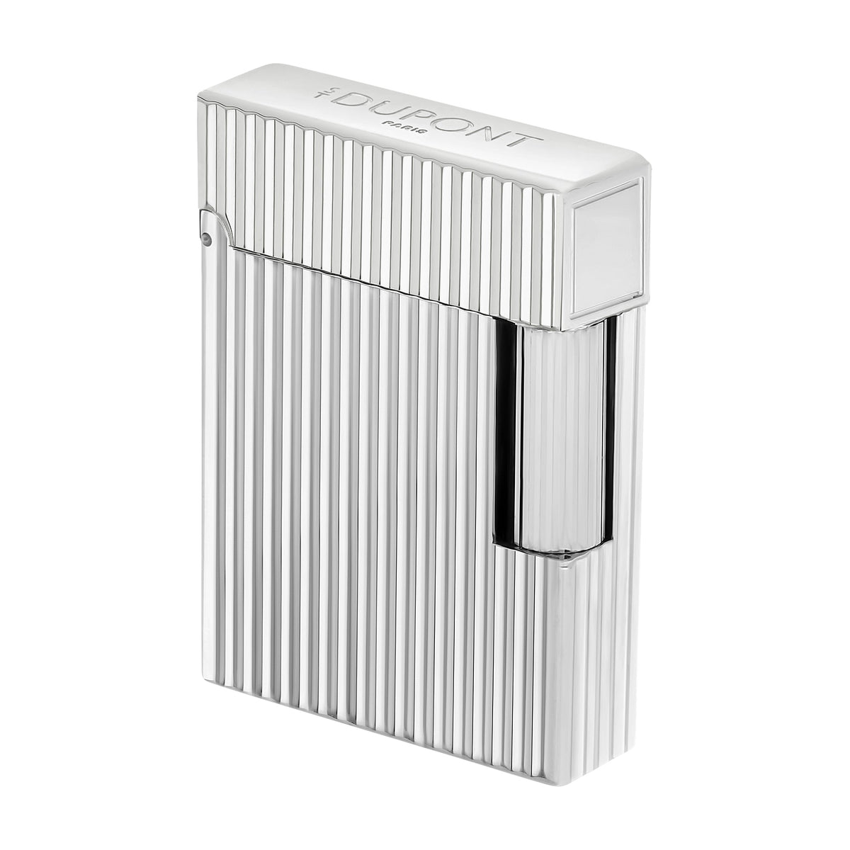 S.T. DUPONT ACCESSORIES Bật lửa ST.Dupont Ligne 1 Vertical Lines Palladium - C14021