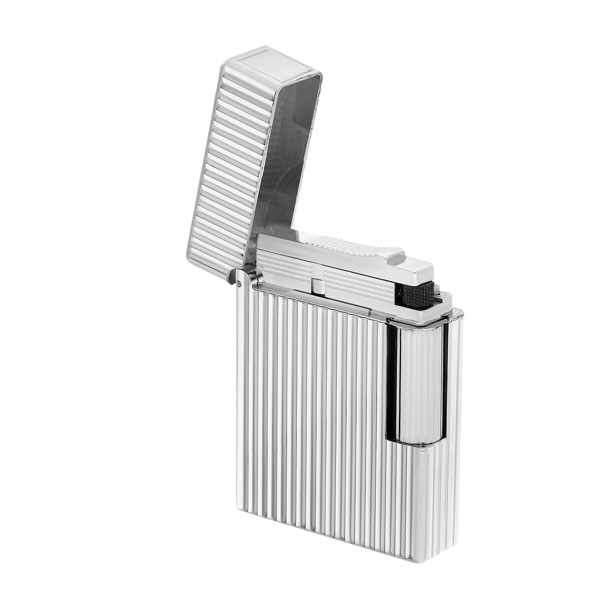 S.T. DUPONT ACCESSORIES Bật lửa ST.Dupont Ligne 1 Vertical Lines Palladium - C14021
