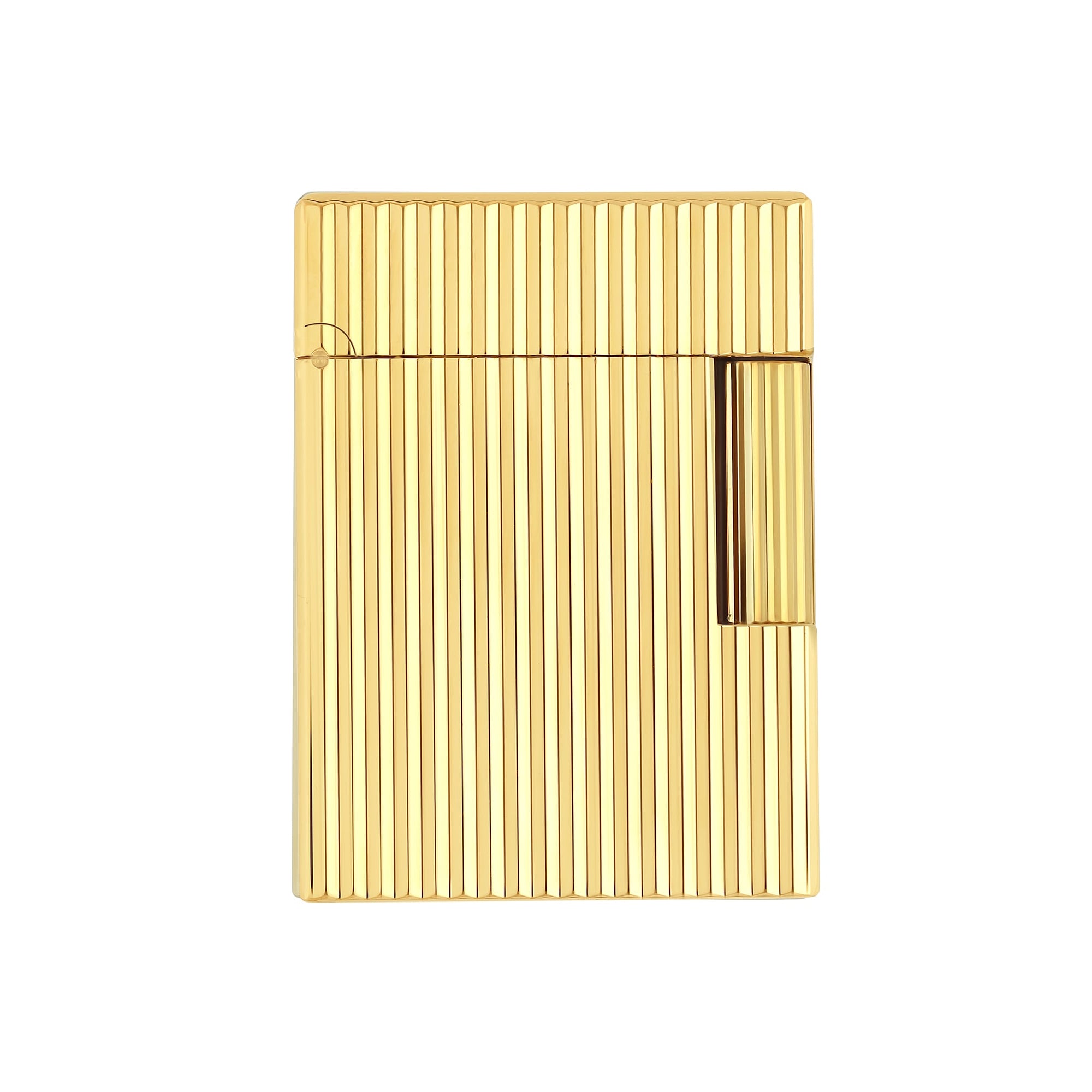S.T. DUPONT ACCESSORIES Bật lửa ST.Dupont Ligne 1 Vertical Lines Yellow Gold - C14020