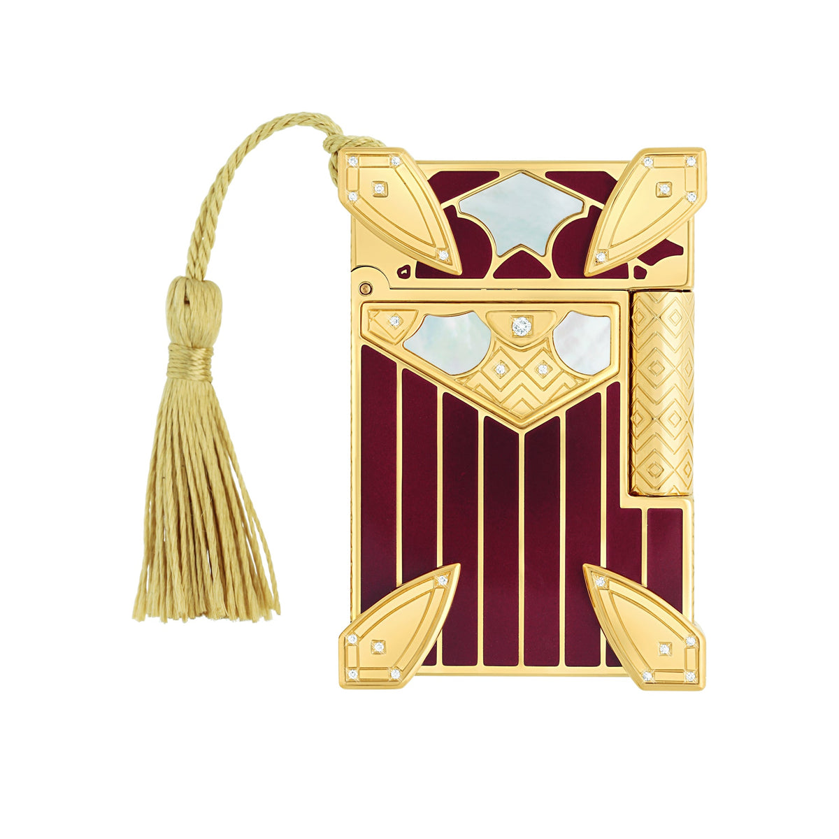 S.T. DUPONT ACCESSORIES Bật lửa ST.Dupont Ligne 2 Small HC MAHARANI Exclusive Yellow Gold - C18388