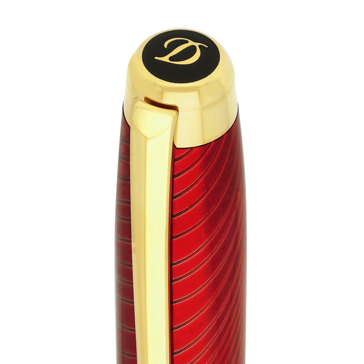 S.T. DUPONT ACCESSORIES Bút máy kim loại ST.Dupont Line D Eternity Large Fountain pen CNY Horse RED/YG - 420080L