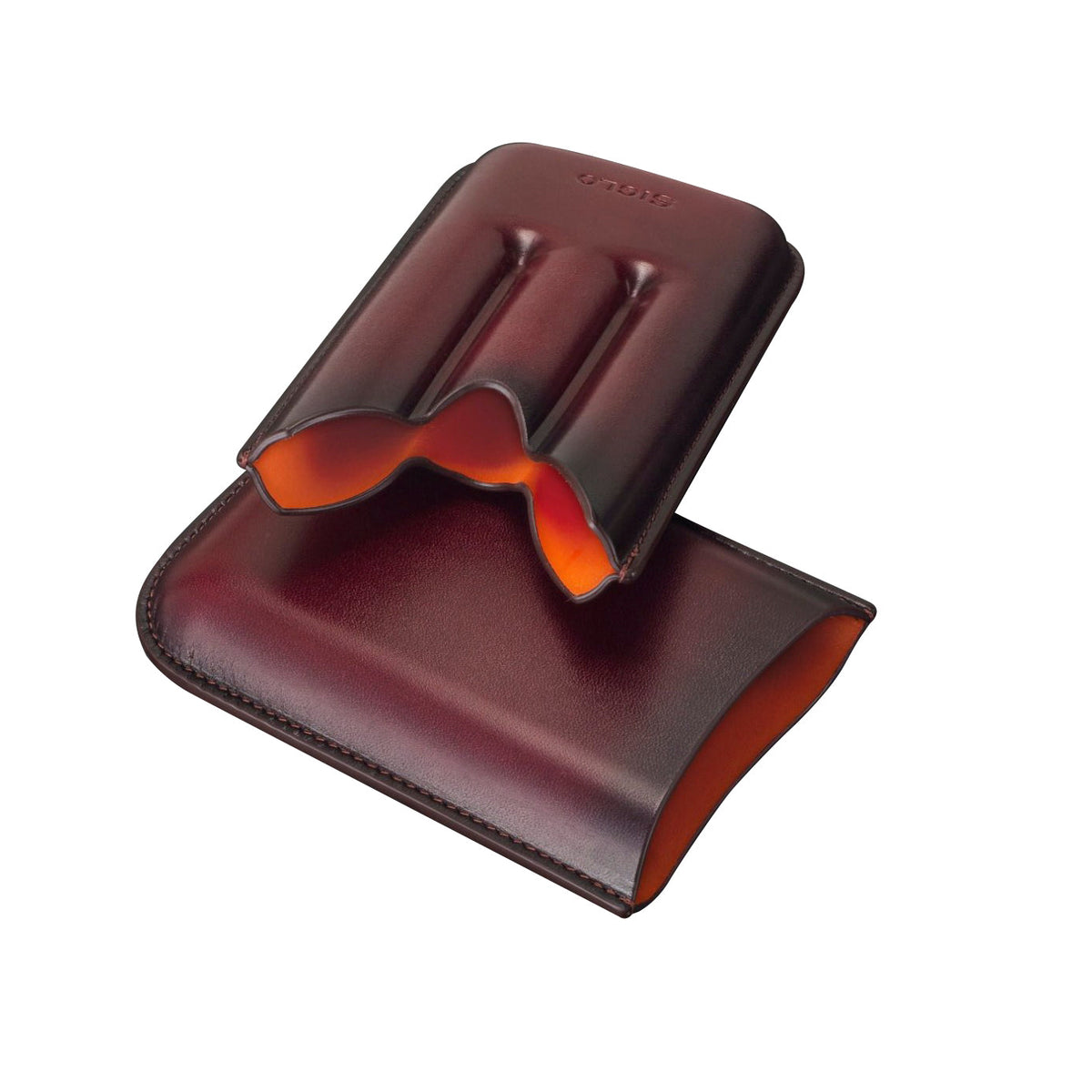 SIGLO ACCESSORIES Bao Da Cigar Siglo Patina Cigar Case - Purple