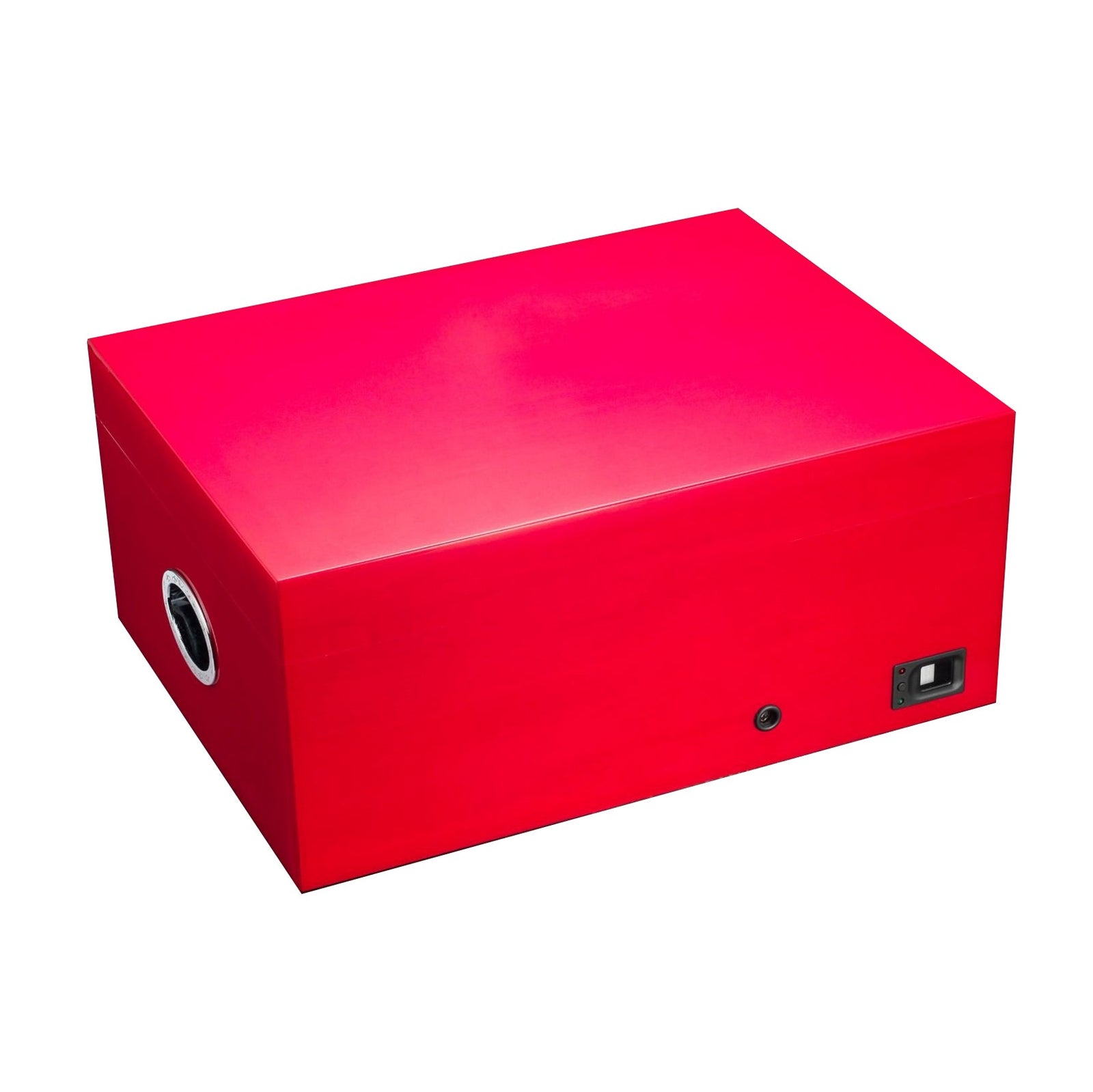 SIGLO ACCESSORIES SIGLO 200 FINGERPRINT HUMIDOR - RED